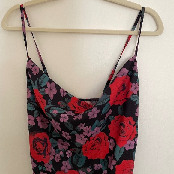 Sunfere Alanna Floral Printed Maxi Slip Dress Size S - Picture 9 of 13